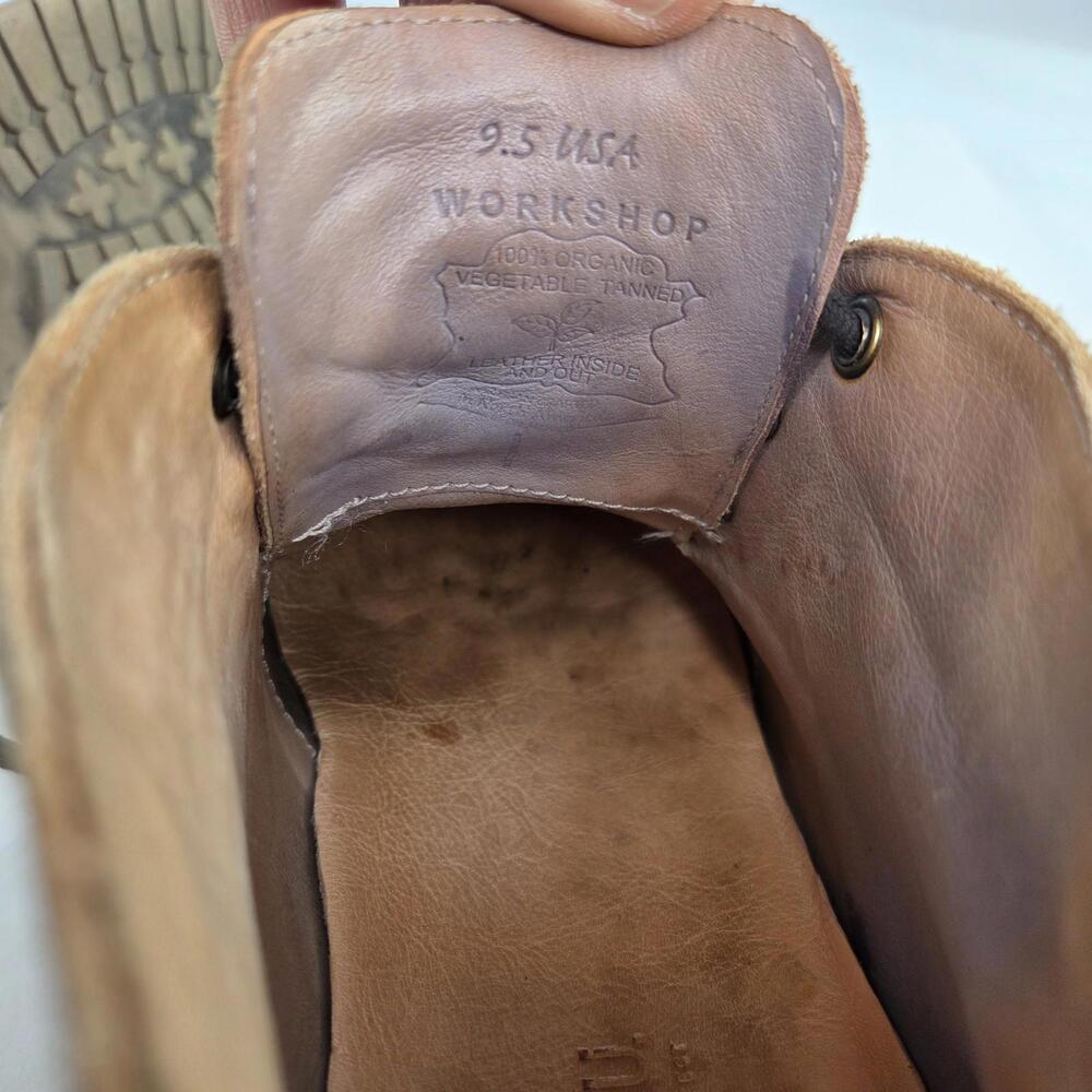 Bed Stu Rayburn Men's Rustic Suede Leather Ankle Boot US 9.5 Brown Chukka Boots - Picture 8 of 9